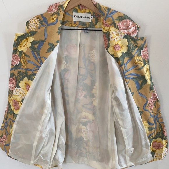 Vintage JH Collection Floral Blazer, Size 8 - Picture 5 of 13